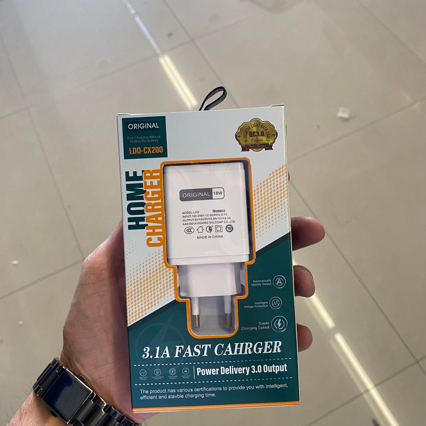 At. ADAPTER ME KABELL SAMSUNG FAST CAHRGER TYPE-C TO USB 3.1A