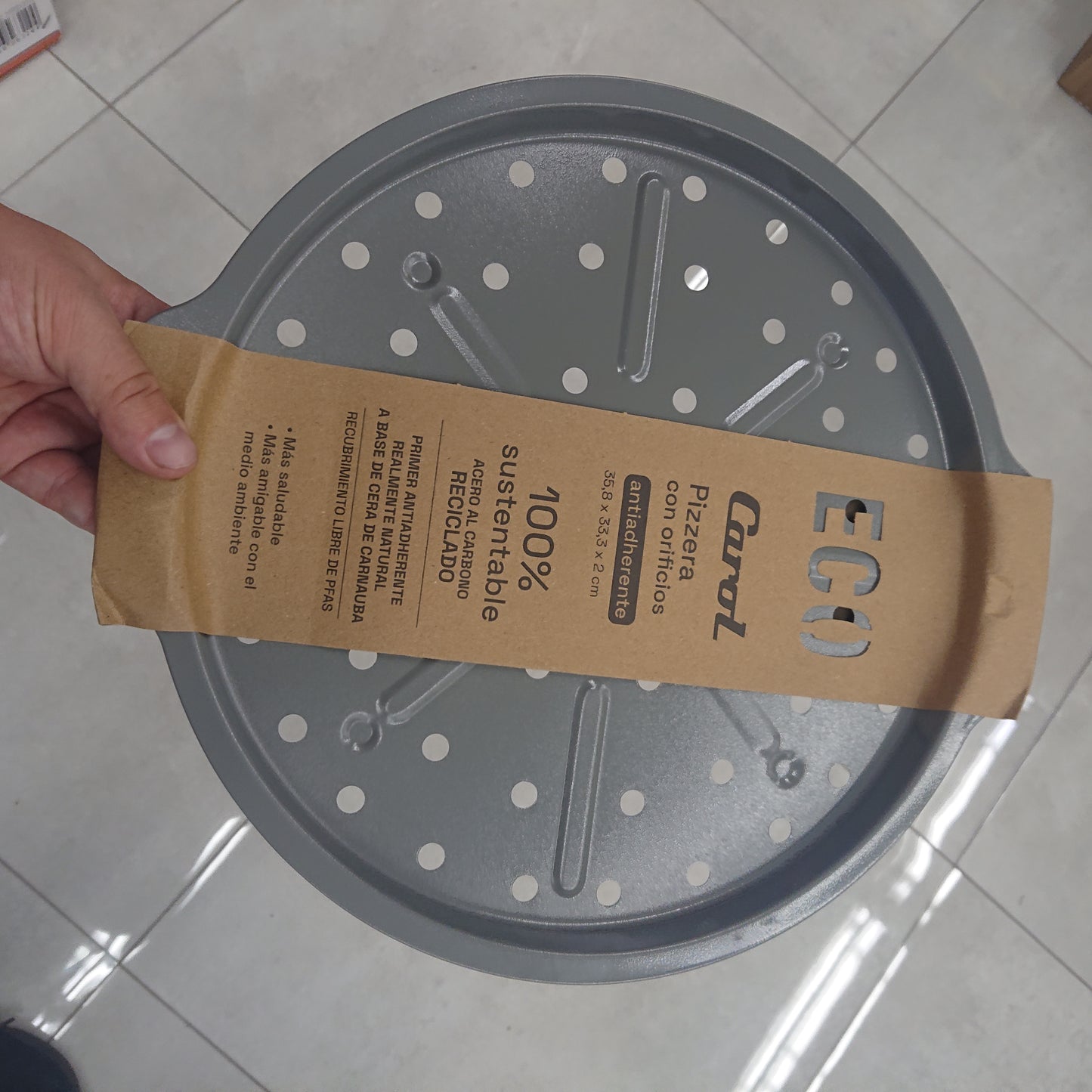 EM TEPSI PIZZA ME VRIMA 33CM ME VEG 156-2 156-1