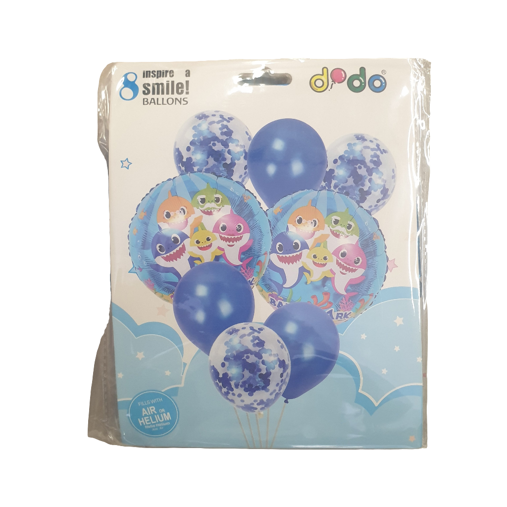 DF. BALONA FOLI BABYSHARK 8/1 PINK-
BLU C11631 600# 1630-31