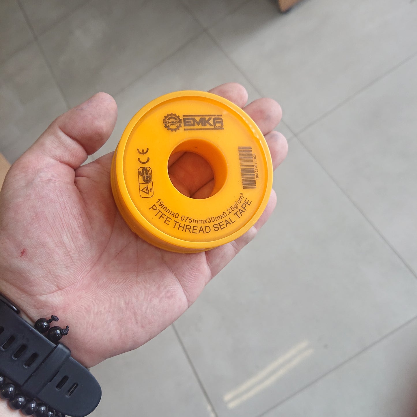 Mp. Tefllon 19x0.075x30mx0.25g/cm. EMBA