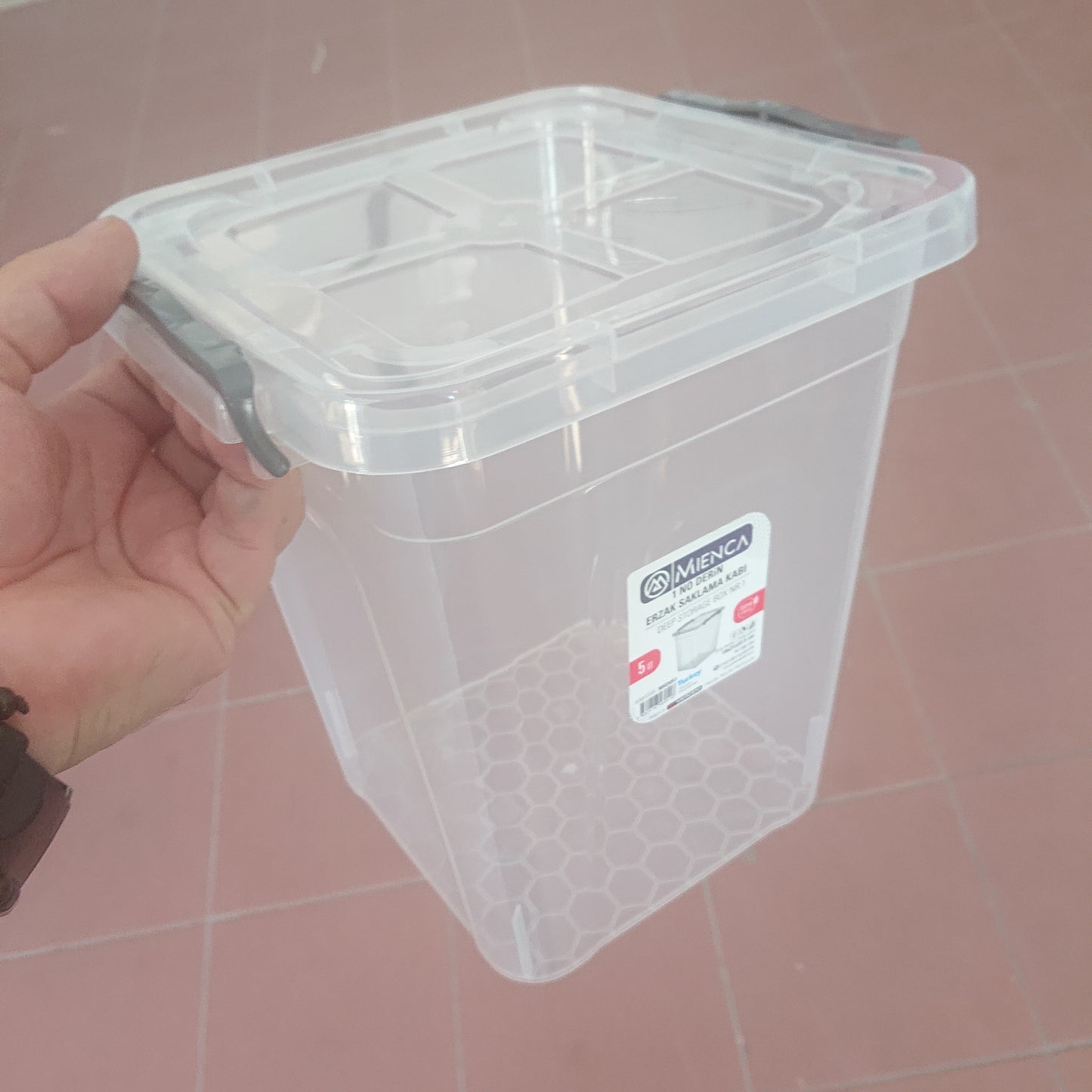 Epl. KUTI RUJTSE 5L 19x21x22.5cm. MIENCA MRD051