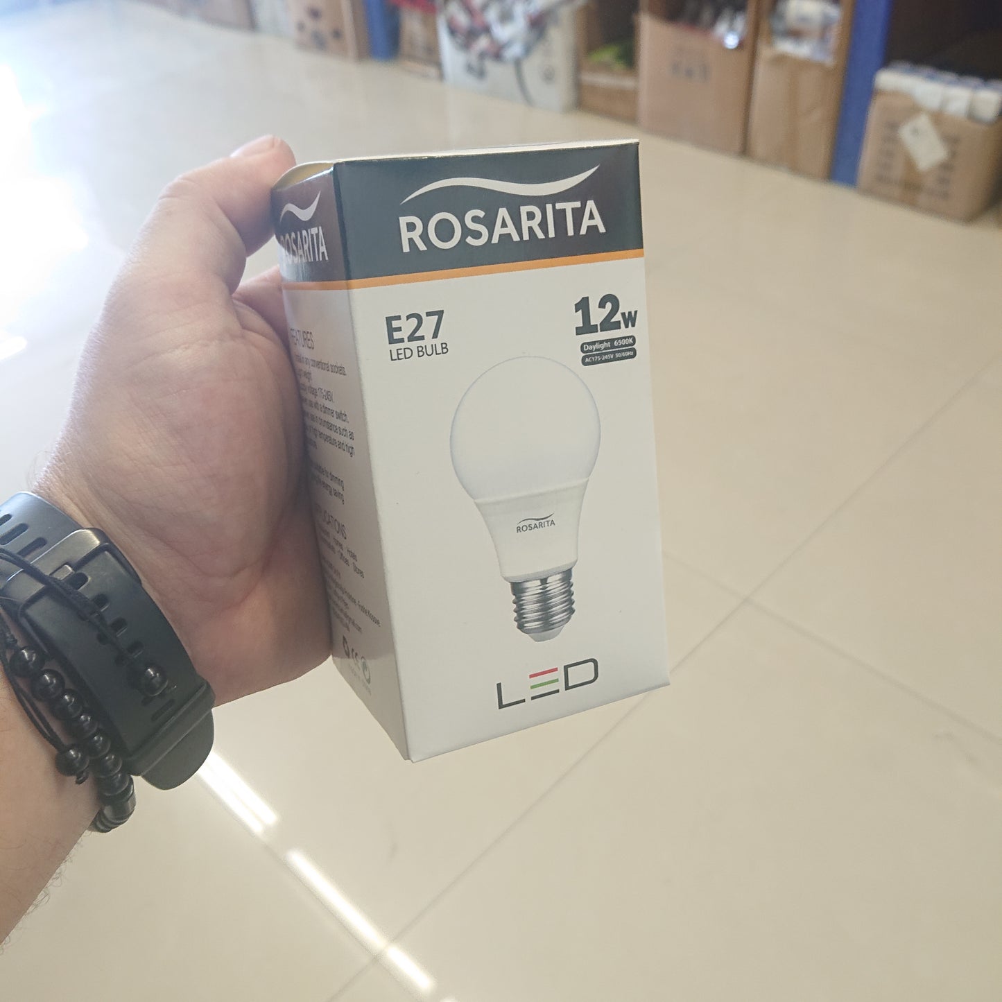 Mp. DRITA LED 12W. ROSARITA led bulb.