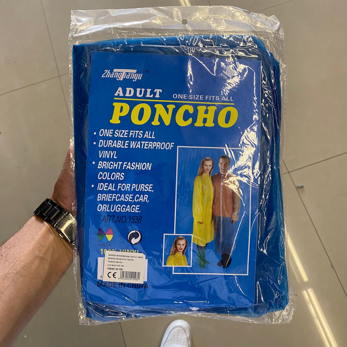 PONCHO PELERIN SHIU PER TE RRITUR