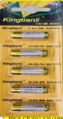AA. BATERI KINGTIANLI 5PCS 27A 12V #10  (400) 18435-12
