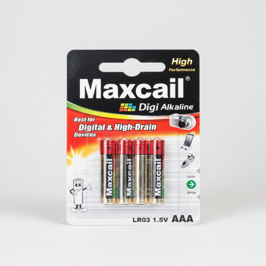 A. BATERI MAXCAIL  4PCS AAA ALKALINE (360) 18435-14