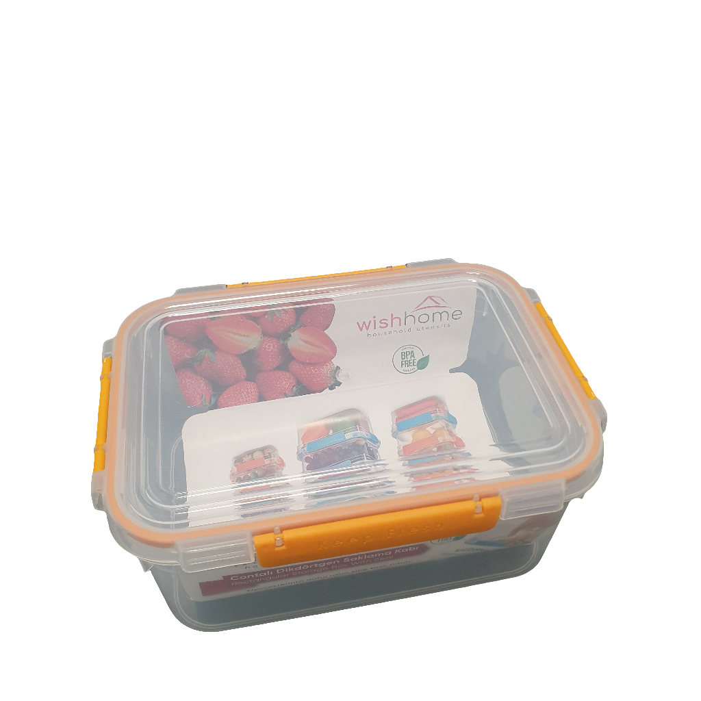 Epl.kuti me kapak 3000ml 25x17x10cm wishhome code:WH-316