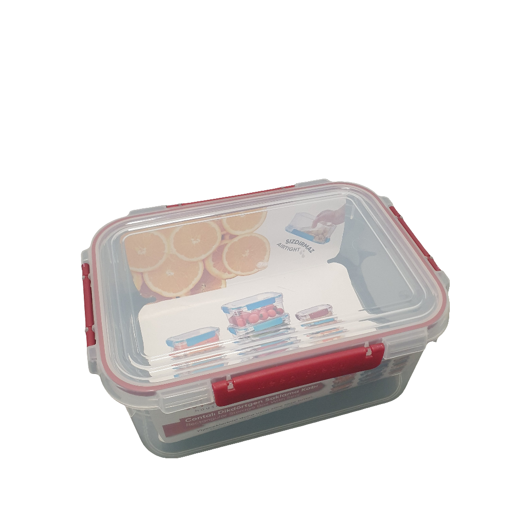 Epl.kuti me kapak 3000ml 25x17x10cm wishhome code:WH-316