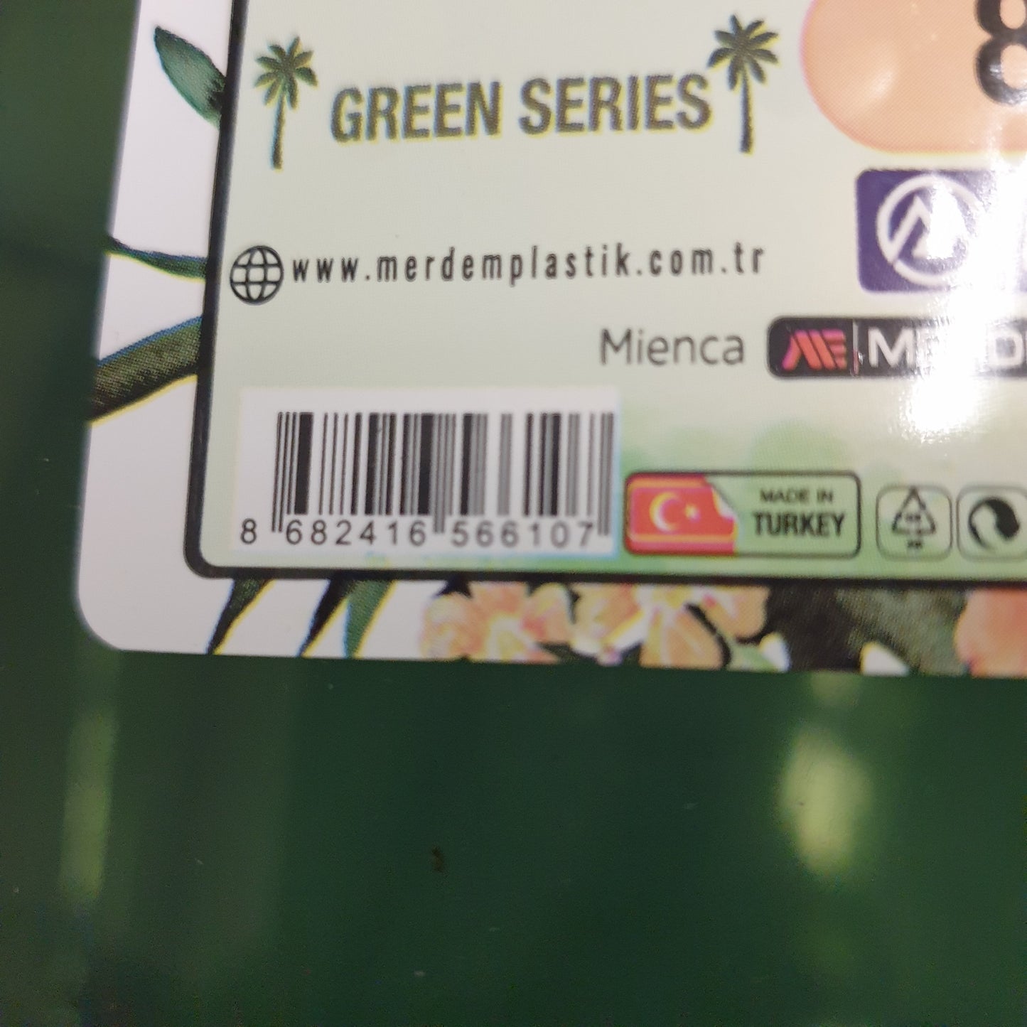 Kuti Rujtse Mienca 80lt GREEN (me rrota)