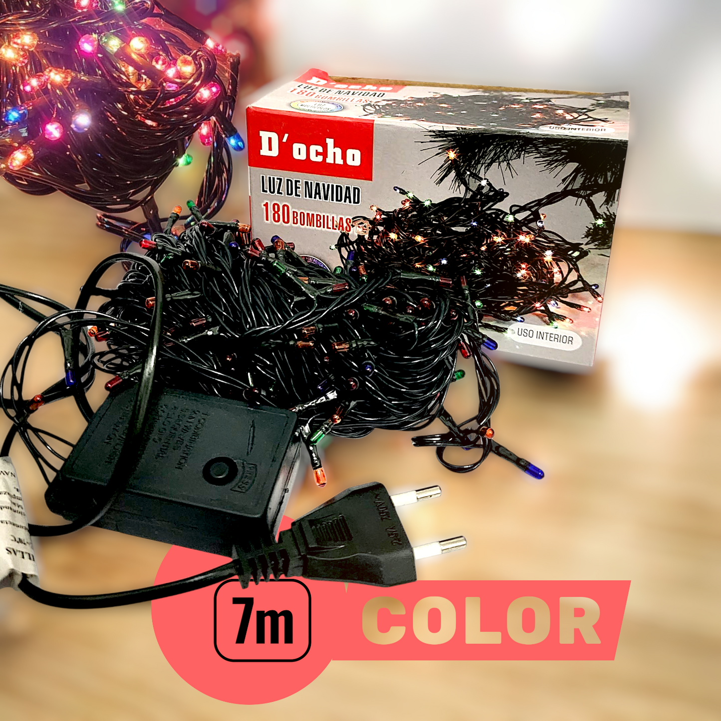 07 DF. LED LIGHT 140L 7M YELLOW (36) 714-7