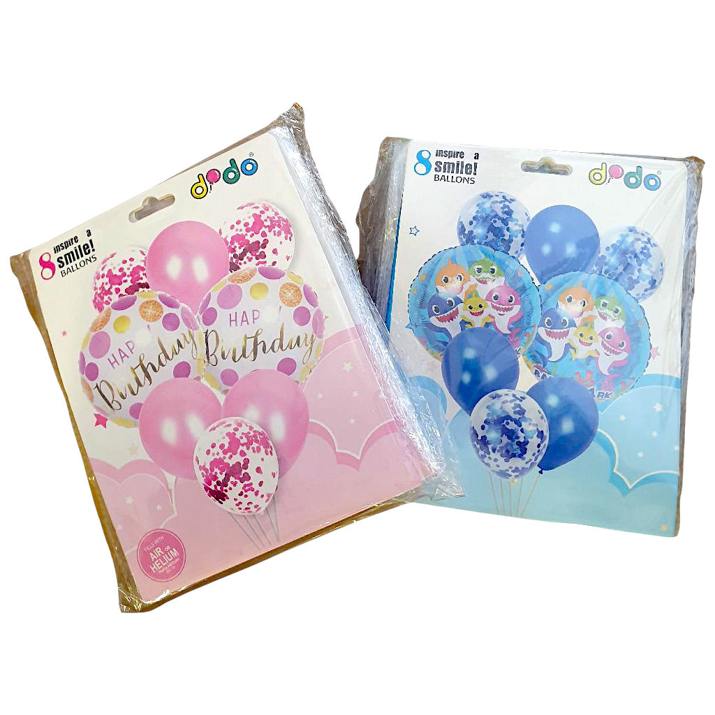 DF. BALONA FOLI BABYSHARK 8/1 PINK-
BLU C11631 600# 1630-31
