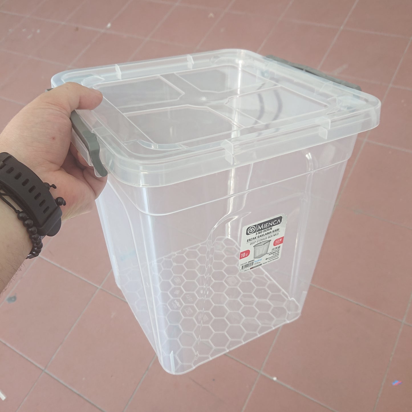 Epl. KUTI RUJTSE 10L 24.5x26x27cm. MIENCA MRD053